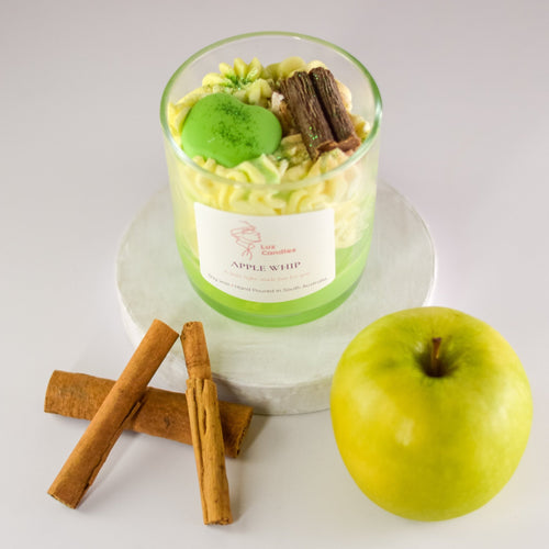 Luz Candles Au - Apple Whip Candle – Dessert-Inspired Soy Wax Candle
