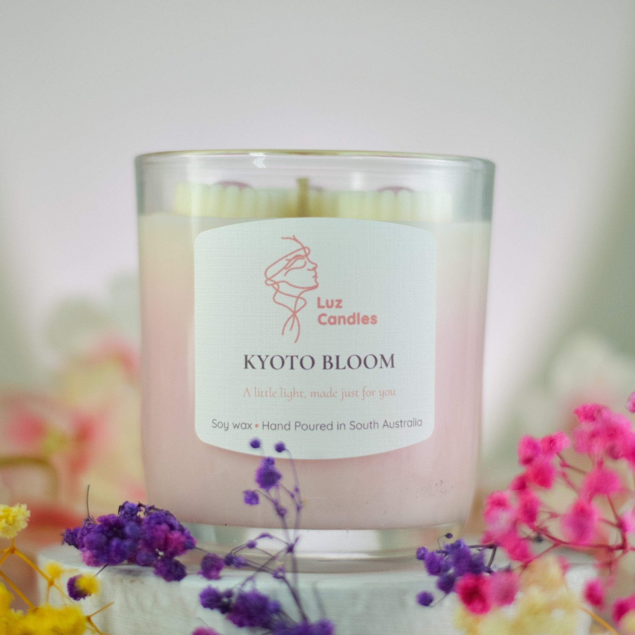 Luz Candles Au - Kyoto Bloom - Japanese Honeysuckle Soy Wax Candle