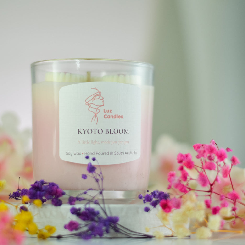 Luz Candles Au - Kyoto Bloom - Japanese Honeysuckle Soy Wax Candle