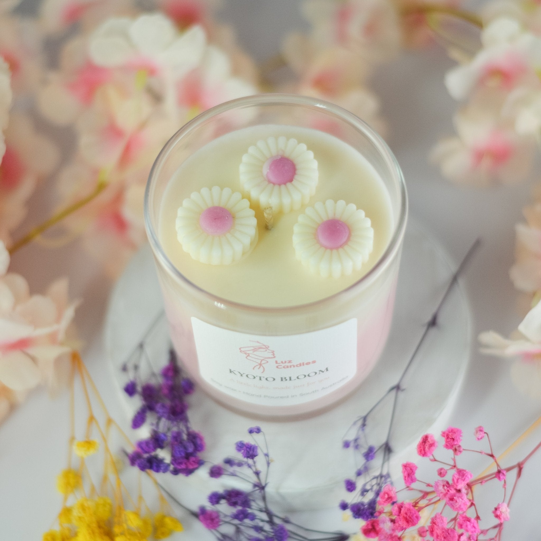 Luz Candles Au - Kyoto Bloom - Japanese Honeysuckle Soy Wax Candle