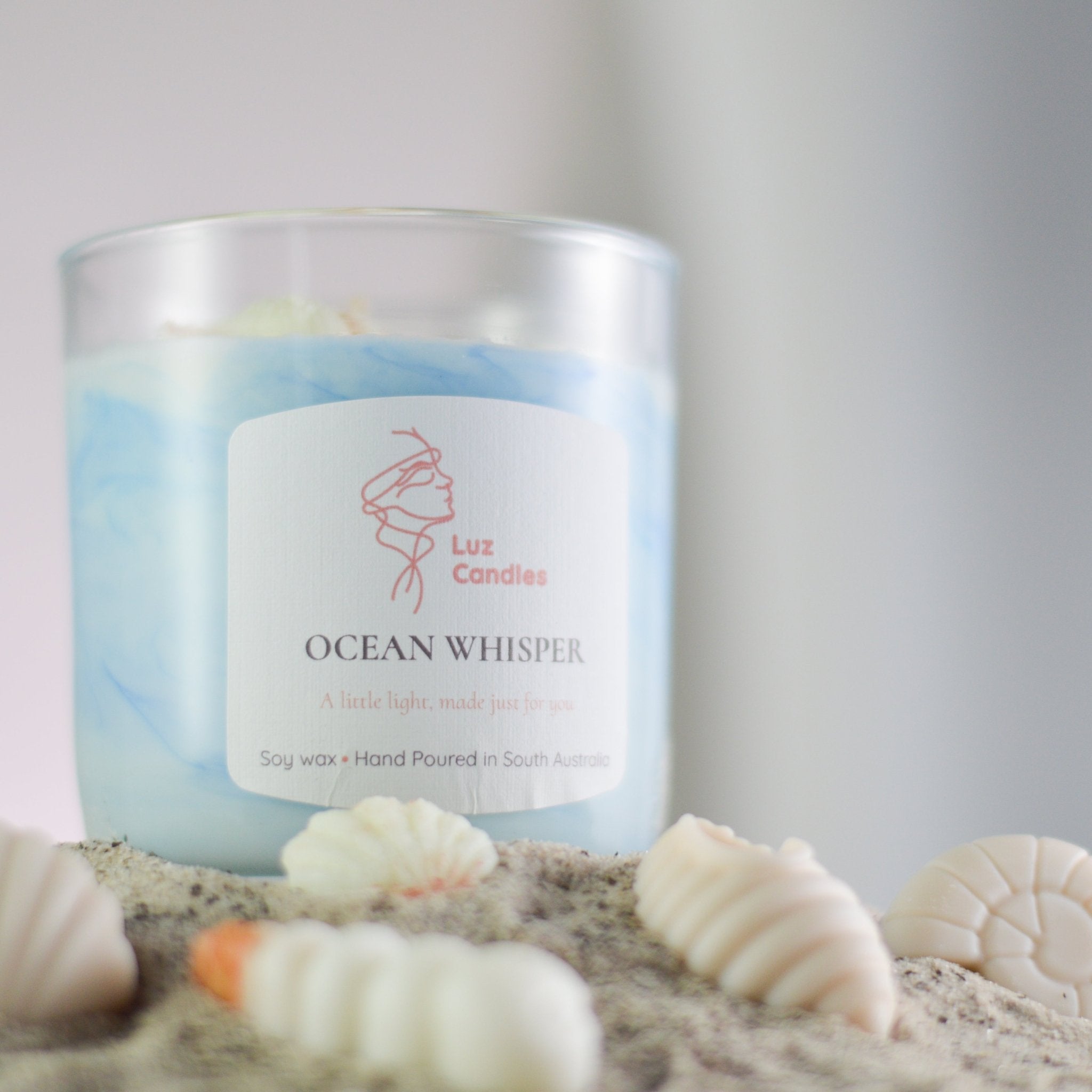 Luz Candles Au - Ocean Whisper - Soy Wax Candle