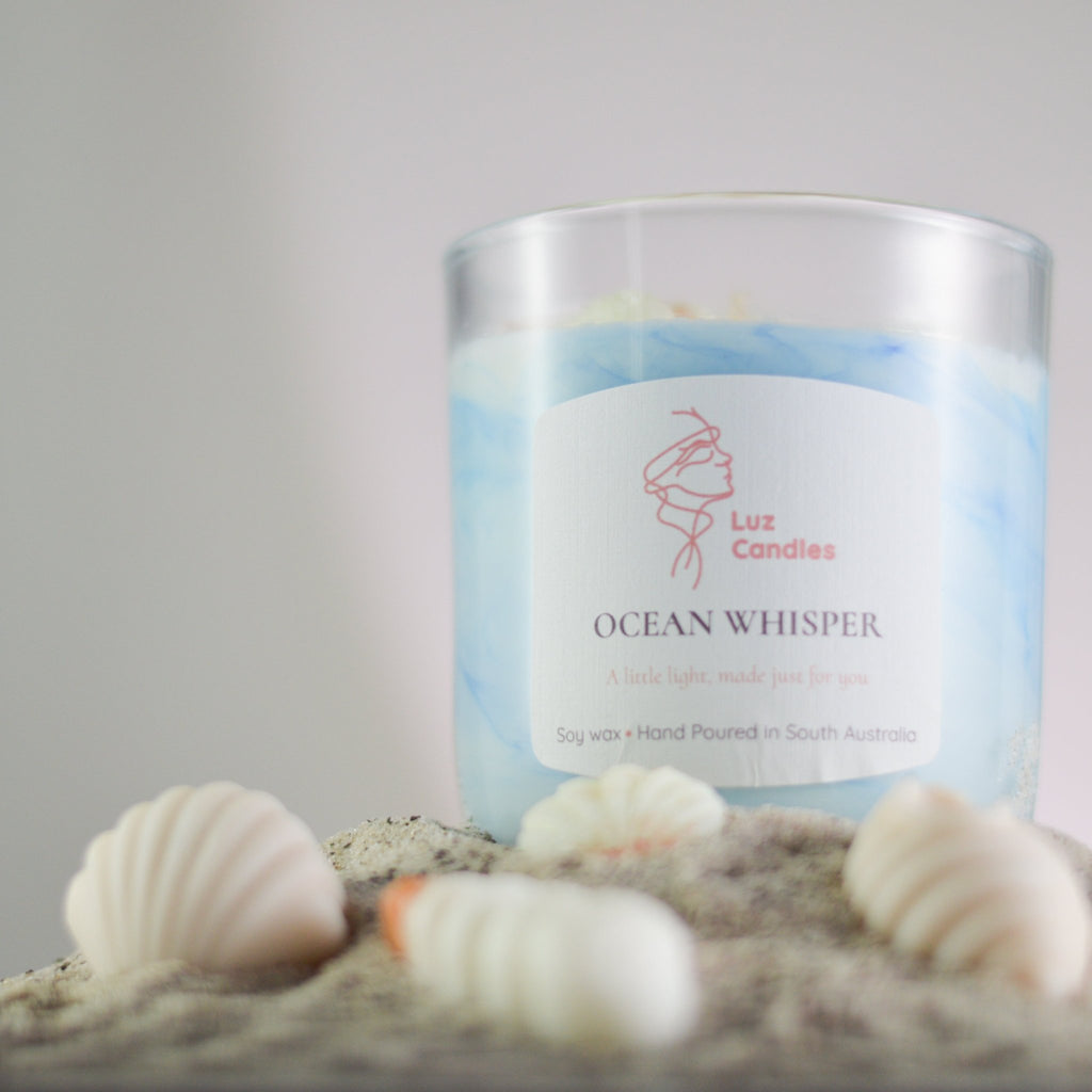 Luz Candles Au - Ocean Whisper - Soy Wax Candle
