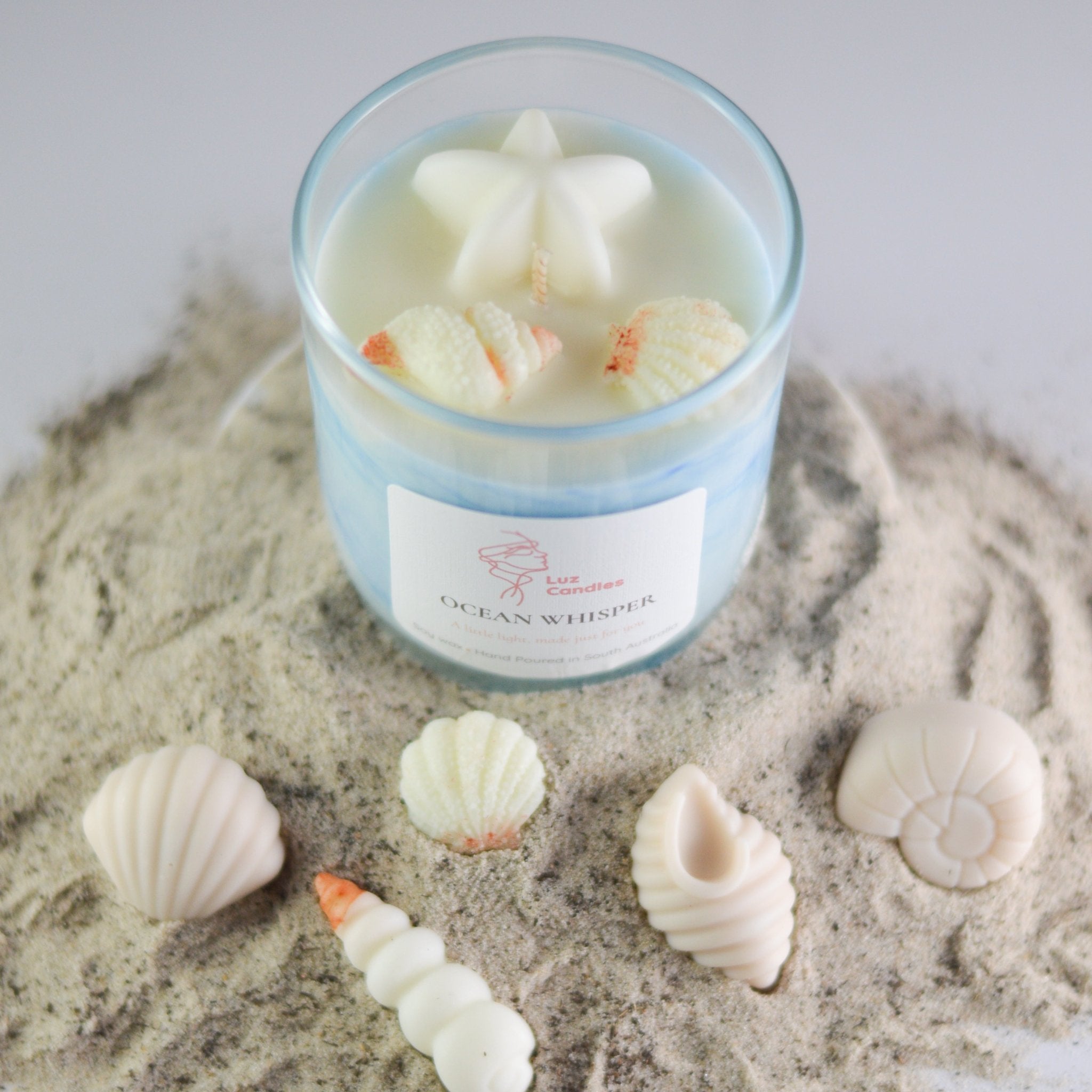 Luz Candles Au - Ocean Whisper - Soy Wax Candle