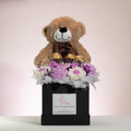 Luz Candles Au - Soft Love Candle Bouquet – Brown Teddy Bear - front view 1